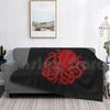 Cthulhu Logo High Quality Red Blanket Fashion Custom Cthulhu High Chaosium Inc High Quality Logo Howard