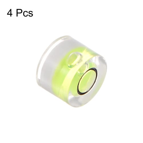 uxcell Round Bubble Level, 8x5.5mm, Mini Circular Bullseye Level for Leveling Cameras, Tripods, Telescopes, Workshop Turntables, and Picture Frames, L