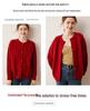 Women's Heavyweight Cashmere Cable Knit Cardigan Sweater - Autumn/Winter Collection