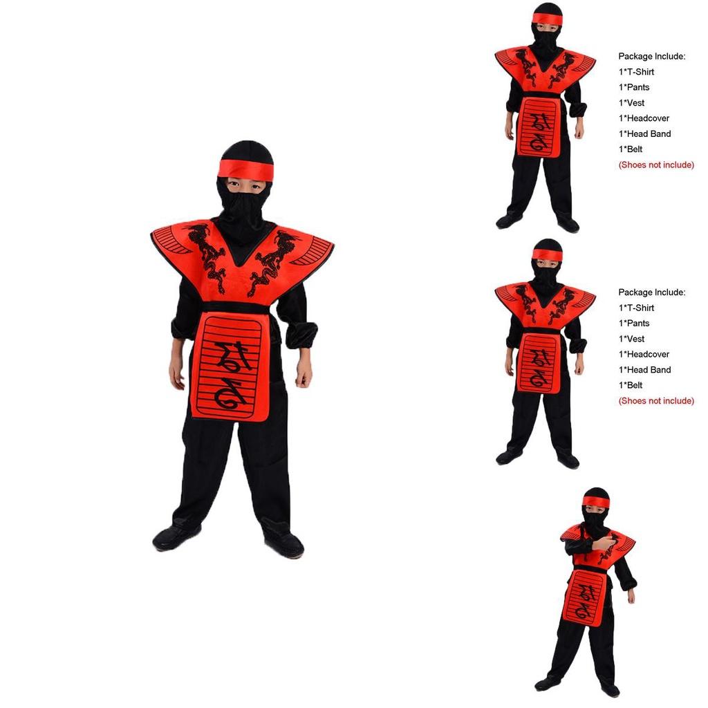 Ohromující dětský cosplay kostým Ninjago, ideální na Halloween a večírky z měkké látky