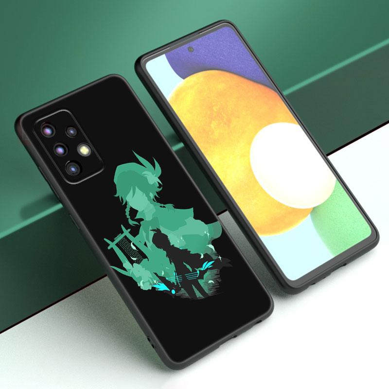 Genshin Impact Anime Phone Case For Samsung A04 A21 A30 A50 A52 S A13 A14 A22 A23 A32 A53 A73 5G A11 A12 A31 A33 A51 A70 A71 A72