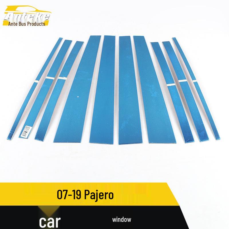 Pajero Window Trim (Stainless Steel, Anti-Scratch) for 2007-2019 Models
