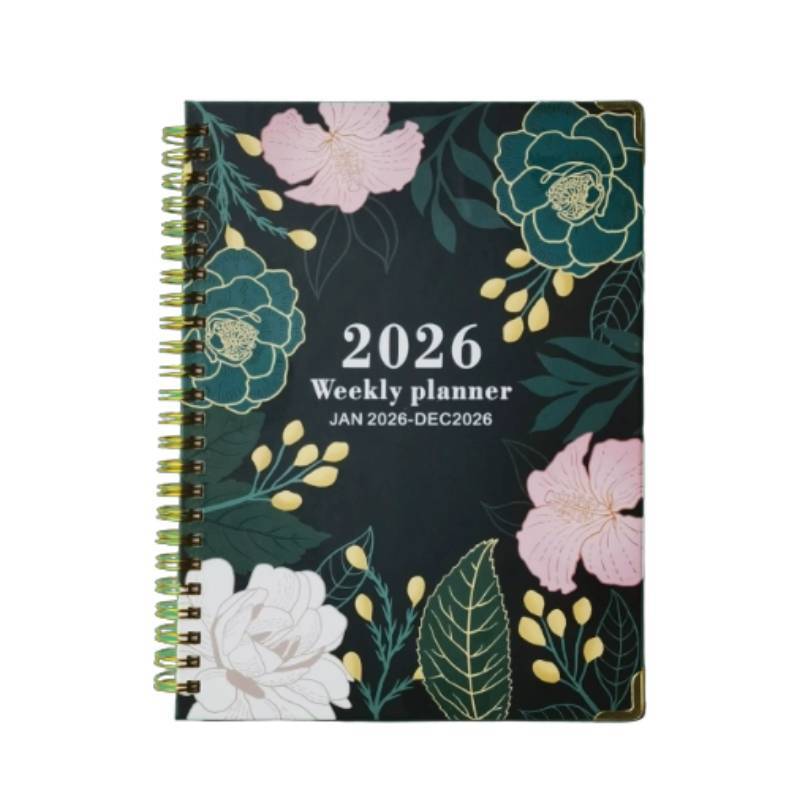Business Notebook Spiral Binding With Double Paper For Office And Planning