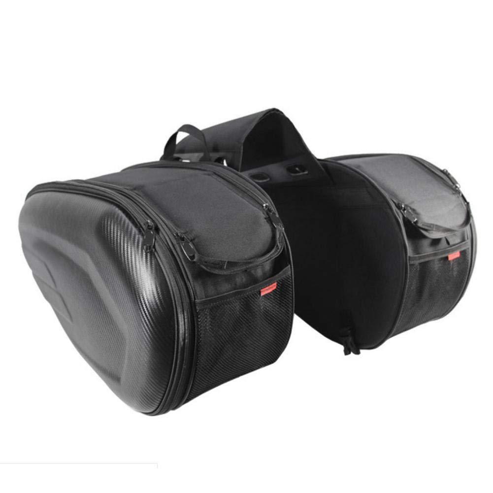 Motorcycle Saddlebags: Tail Bag with Helmet Storage & Waterproof Cover