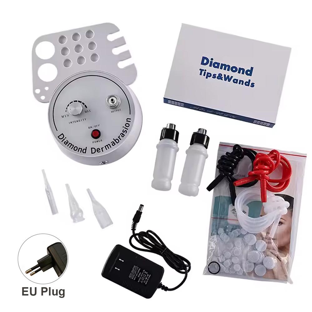 NEW 3 In 1 Diamond Microdermabrasion Beauty Machine Vacuum Suction Tool Water Spray Facial Moisten Face Exfoliate Skin Peeling