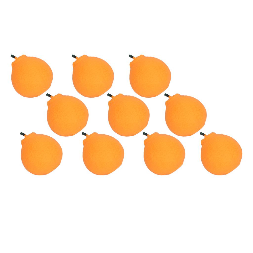 10pcs Squeeze Toys Lifelike Orange Squish Toys Cute Fruit Stress Relief Squishes Toy Interesting Decompression Toys