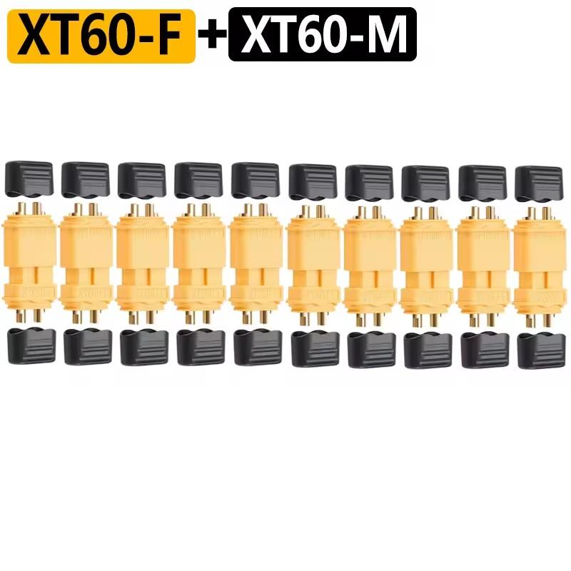 1-40PCS XT60 Battery Connector Male & Female Bullet Connector Plugs with Sheath Housing for RC Battery Motor FPV XT-60 Adapter