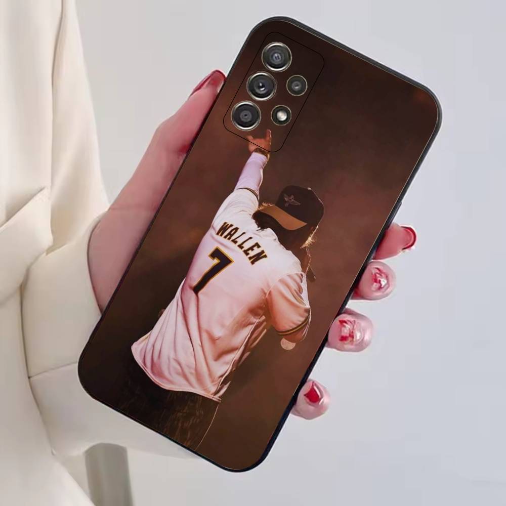 Morgan W-Wallen Singer Phone Case For Samsung S25,S24,S21,S22,S23,S30,Ultra,S20,Plus,Fe,Lite,Note,10,Black Cover