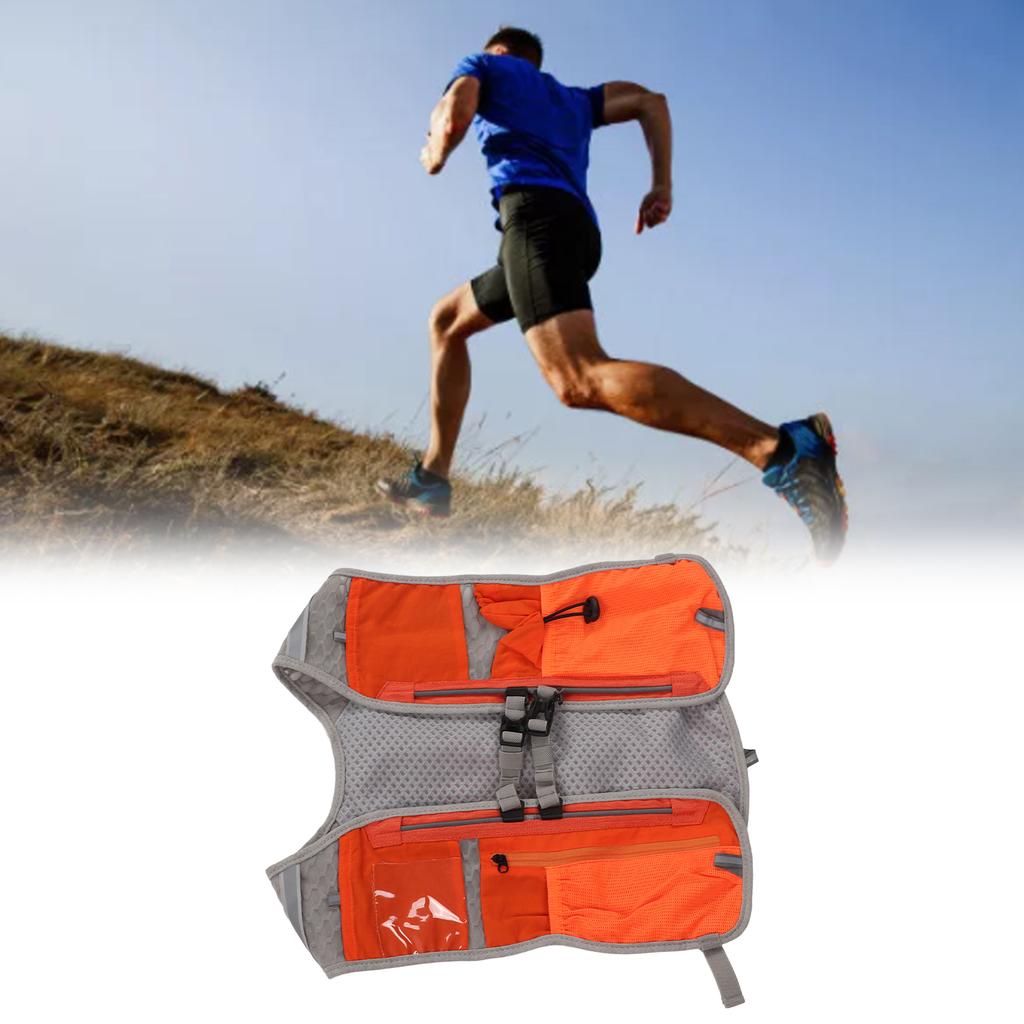 Sports Running Vest Breathable Mesh Running Hydration Vest for Riding Hiking Mountaineering