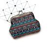 Retro Ethnic Print Women's Clasp Coin Purse - Little Girl Handheld Wallet