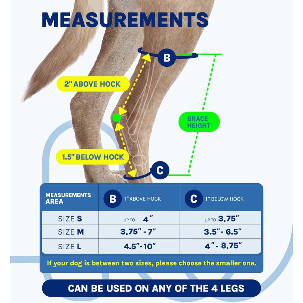Dog Knee Pads Protector for Injury Recovery Breathable Support Bandage Wrap for Hock Joint Leg Protection