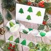 500Pcs/Roll Gift Sealing Stickers Xmas Tree Hat Stickers Self-Adhesive Label Decals for Holiday Envelope Invitations Cards Decor
