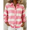 Women's Unique Personality Plaid Printed Long-sleeved Shirt Women's Blouse