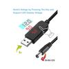 Adjustable Voltage USB Boost Converter DC 5V to 9V 12V USB Step-up Converter Cable For Power Supply/Charger/Power Converter