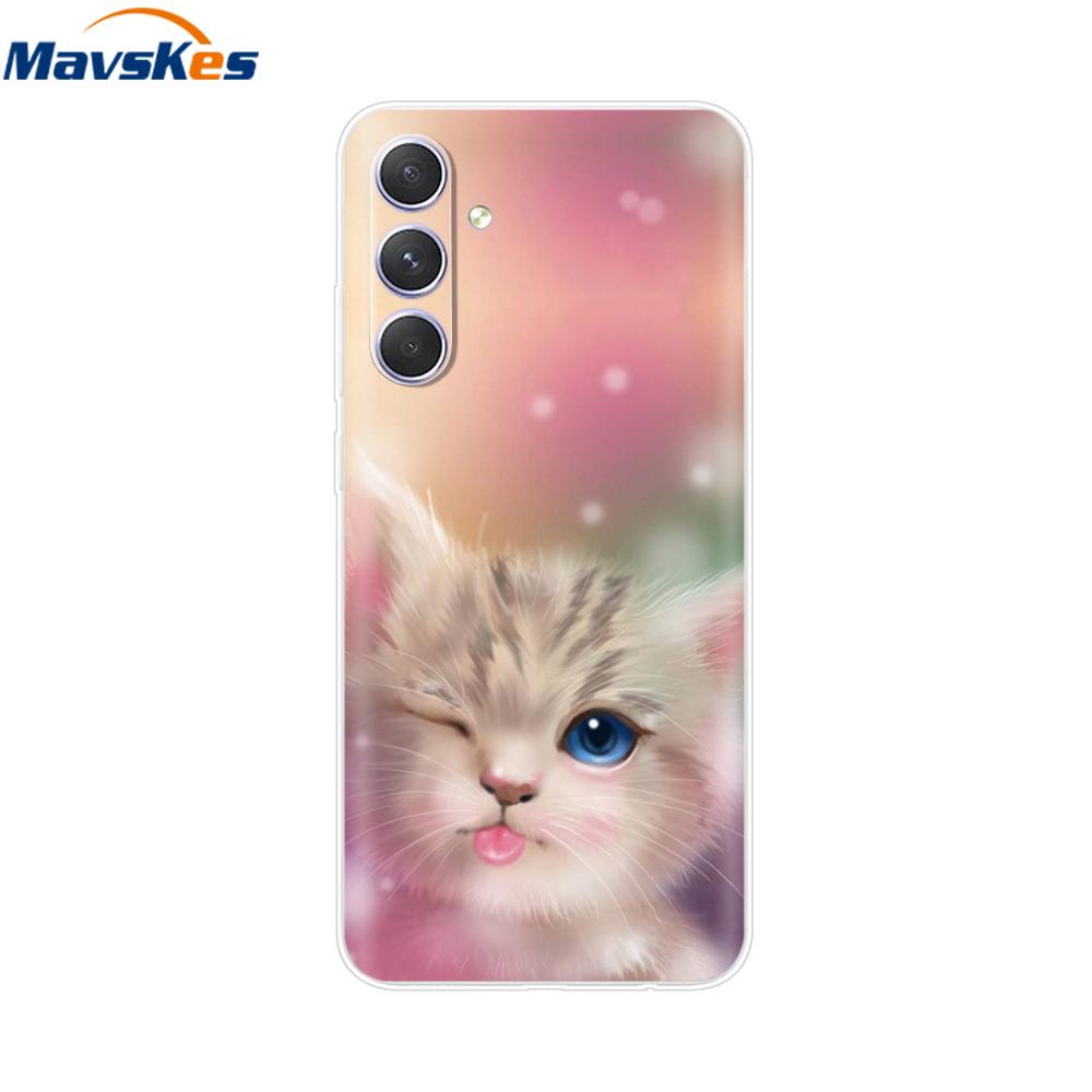 For Samsung Galaxy A24 A14 Case Transparent Soft Silicone TPU Back Cover For SamsungA24 A 24 GalaxyA14 4G Protective Shell Funda