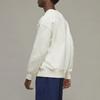Y-3 SS23 Solid Color Crew Neck Long Sleeve Pullover Sweatshirt Unisex sweatshirt White IB4800