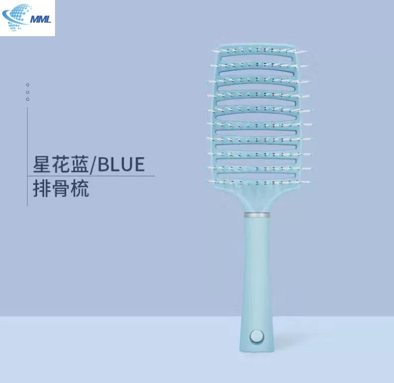 Professionelle antistatische zylindrische Borsten Lockenstyling Rundbürste Nylonzinken Rollbürste Speziell für Echthaarperücken