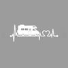 Креативные и забавные наклейки Love Travel RV Melody для фанатов мультфильмов, высокого качества для автомобилей, грузовиков, мотоциклов и ноутбуков