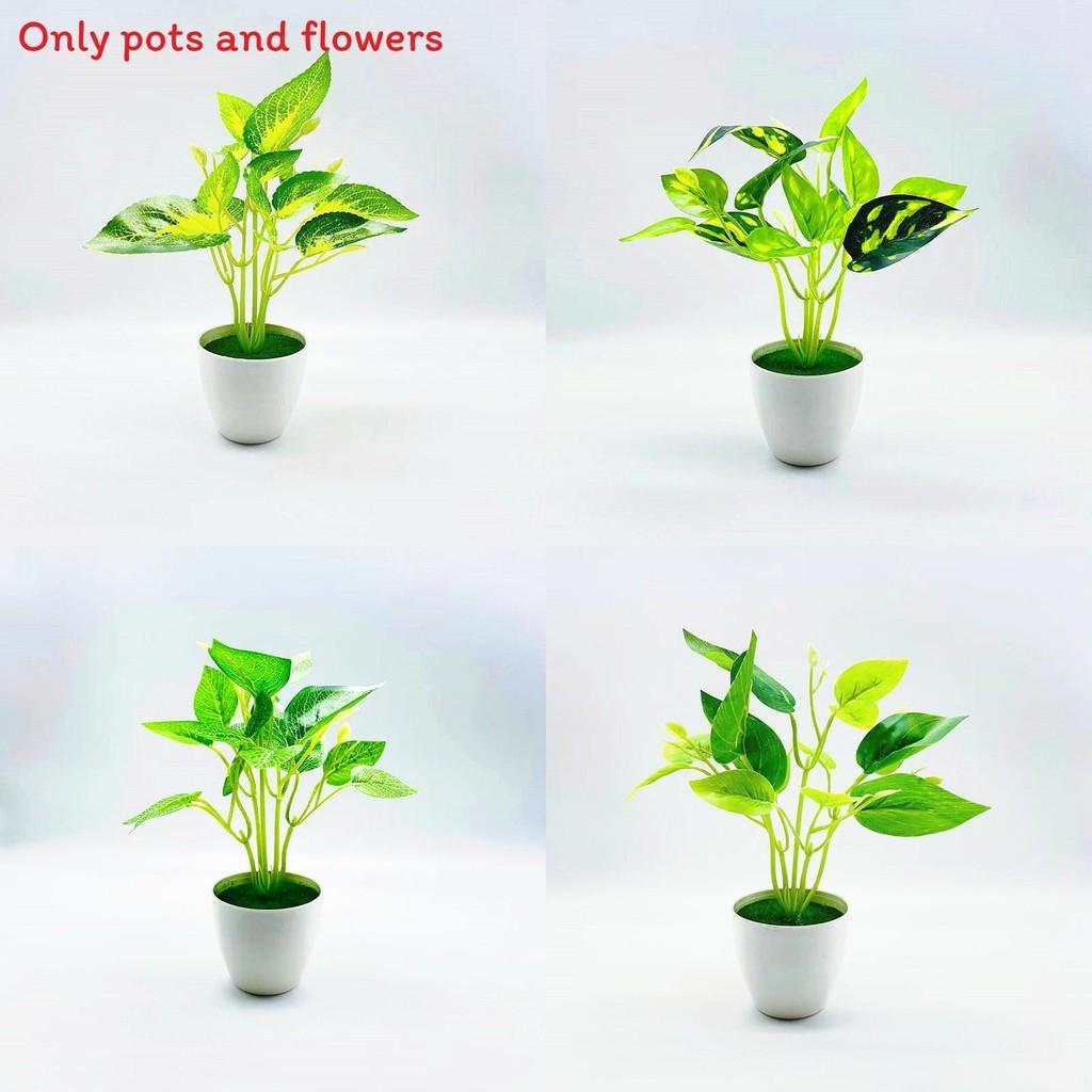 Plush Green Plant Set With Fabric Foliage For Living Room And Gift Ideas