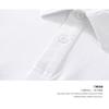 Men Turn Down Collar Short Sleeve Polo Shirt Gradient Washed Fake Two Piece Loose Casual Tops