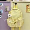 Schoolbag Korean Version Ins Small Fresh and Sweet Backpack Women's Large Capacity Simple and Versatile Student Schoolbag Fashionable Casual Backpack