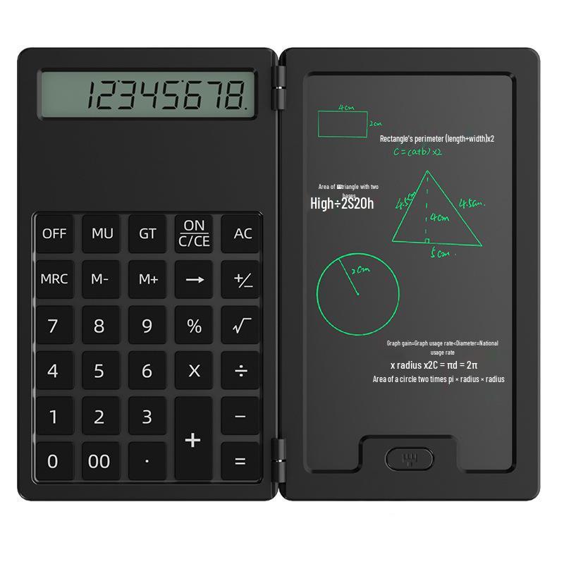 Portable Multi-functional Handwriting Board & Mini Calculator for Students and Office Use