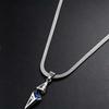 """Verlorener Kristall"" Rhombus Blaue Edelstein Speerspitze Halskette - Y2K Spicy Girl Stil Accessoire"