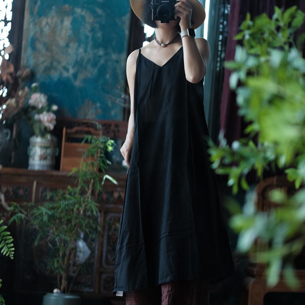 

Autumn Clay Cotton V-Neck Camisole Dress One Size