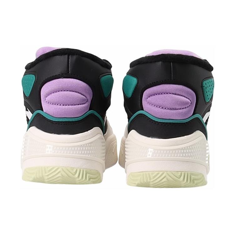 Anta Skateboard Shoes Women's High Top White/Black/Purple 122148902-2