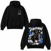 Autumn Winter Casual Doberman Dog Graffiti Print Men hooded sweatshirt Women Boys coat Top Parent Child Kid 's Cotton Hoodie