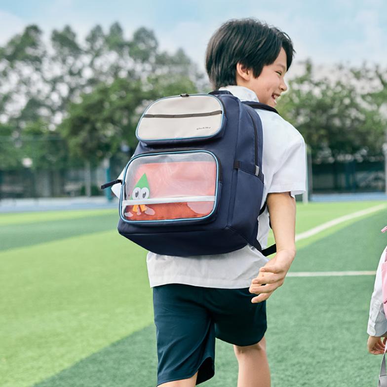 SHUKIKU Spine-Protecting Backpack, Stylish Ultra-Lightweight Backpack, Starry Sky Blue, L Size