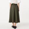 Bunderghost String Flare Long Skirt Khaki