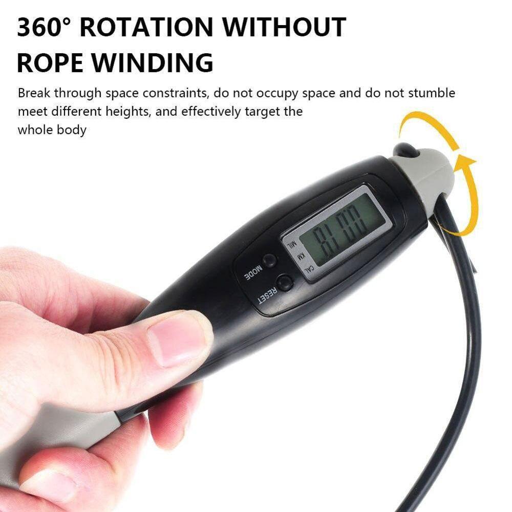 Inhak Intelligent Ropeless Cordless Jump Rope Electronic Skipping Rope Skipping Rope Counter Jumping Rope