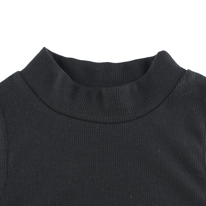 Harajuku Solid Jumpsuit Donna Senza maniche Aderente Sexy Body nero Top Moda Streetwear Vintage Y2k Gothic Body Abbigliamento