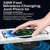 Universal Hide Wireless Phone Chargers 10W Quick Charge Under Desk Install For Multiple Surfaces Keep Workspaces Clean