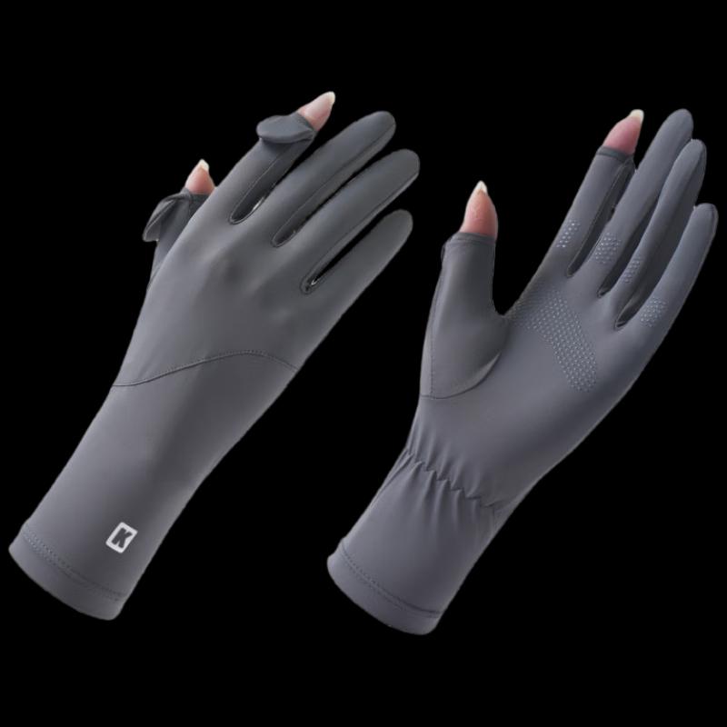 Zechao Women s Ice Silk Cycling Sun Protection Gloves (4 Pairs)
