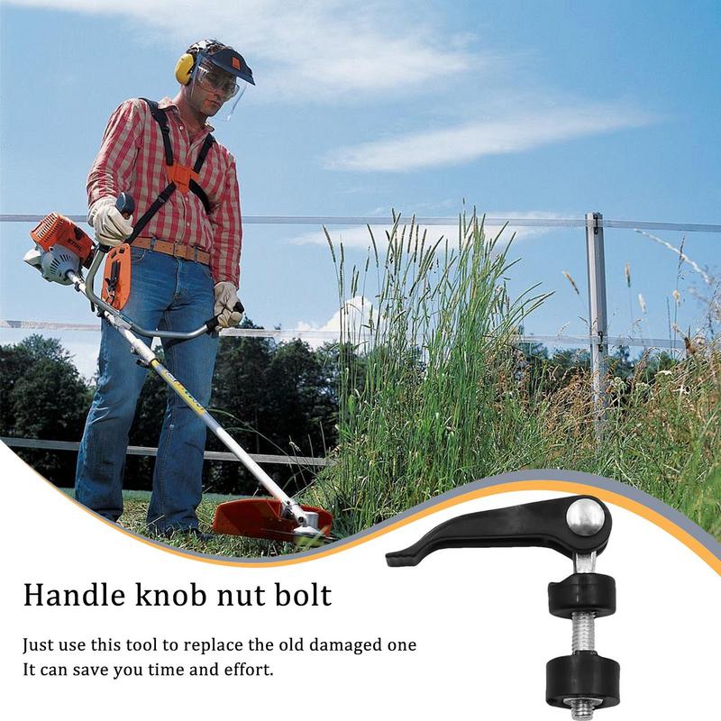 Handle Knob Nut Bolt 45x6mm Mower Nut Handle Nut Mower Lawn Mower Handle Knobs Nut Bolt Screw Bolt For Mower Stainless Steel For