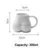 2 Pcs Funny Butt Mug Ceramic Coffee Cup Creative Personality Art Cup Drinking Water Mug Coffee Cups
