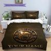 Chelsea F Custom Name Pattern Bedding,Quilt Set Quilt Cover Pillowcase Home Birthday Gift(1 * duvet cover + 2 * pillowcase, without core)