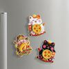 Rotatable 3D Refrigerator Magnets Cartoon Refrigerator Decorative Magnet  New Year Decoration