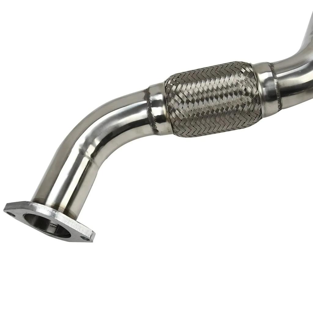 201 Stainless Steel Exhaust System Kit (Manifold Header, Downpipe, Midpipe, Y Pipe) for 04-05 Nissan 350Z / G35