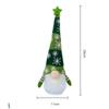 Green Red Grey Christmas Candy Jar Cartoon Gnome Doll Ornament New Gift Bag