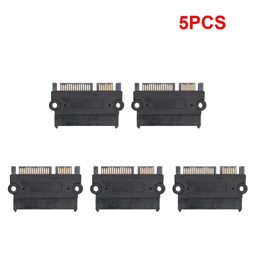 1-20PCS SATA Male To Female Power Data Converter 22Pin 7+15 Male To Female SATA To SATA Converter SATA To SATA Adapter