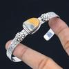 Gift For Her 925 Silver Natural Maligano Jasper Gemstone Bangle Adjustable