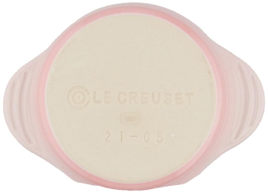 Le Creuset Milky Pink Baby Perfect for Baby Shower Gifts and First Meal Ceremonies for Girls Japanese Dish, [Official Product]