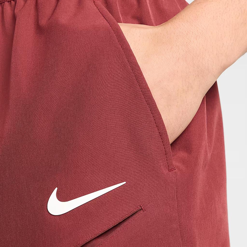 Nike Pocket Mid Waist Loose Fit Casual Shorts Men Shorts Deep-Team-Red FZ6937-619