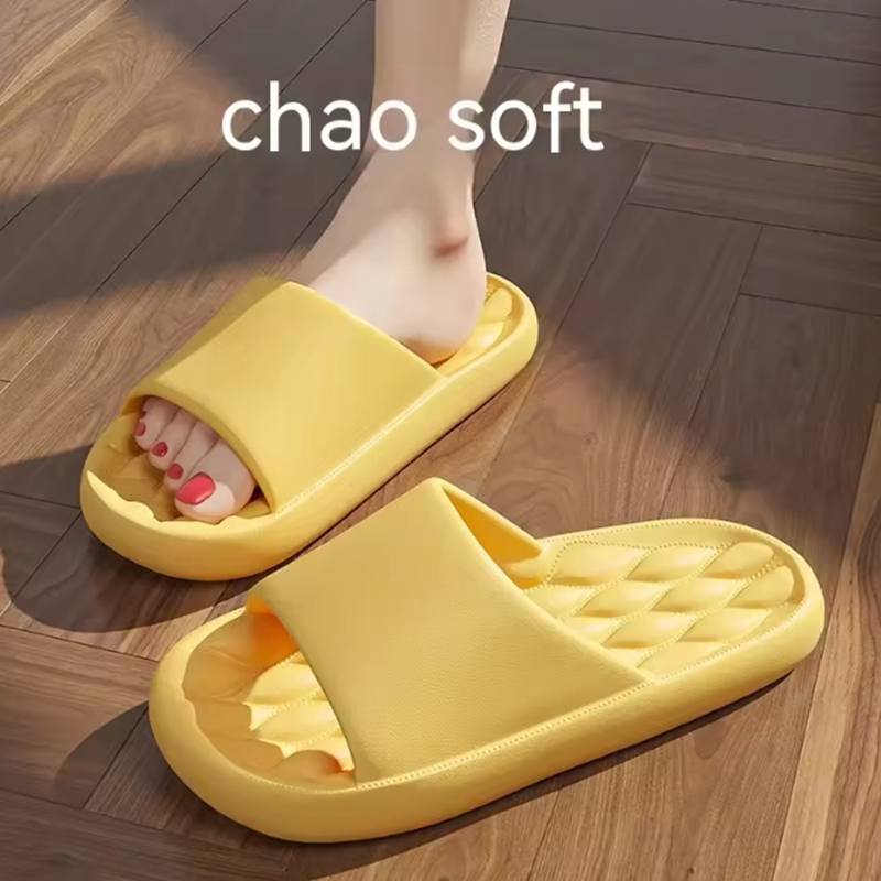 Ladies' Men's Slippers Cloud Thick Sole, Summer EVA Soft Slip-On Sandals for Indoor Bathroom Beach, Non-Slip Unisex Casual Shoes