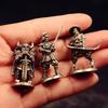 Bronze Japanese Shogunate Samurai Ancient Soldier Toy Model Finished Table Game Car Ornament Figure
