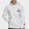 Adidas Casual Sports Pullover Hoodie Men Tops White GI6397