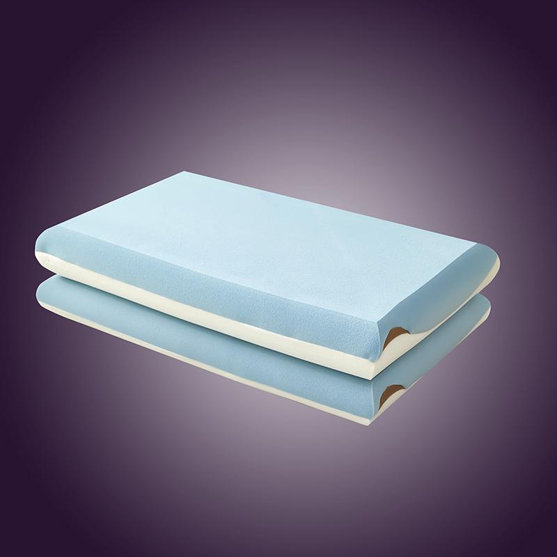 Pro Double Core Zero Pressure Memory Cotton Neck Pillow, Hotel Deep Sleeping Pillow Slow Rebound Pillow